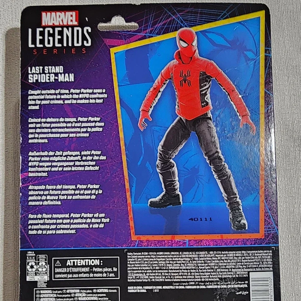last stand spider man 6'' figure